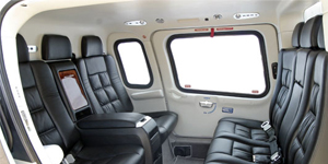 Agusta 109 helicopter view 1 for Dallas charter