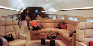 Boeing Business Jet (BBJ) vip airliner view 4 for Dallas charter