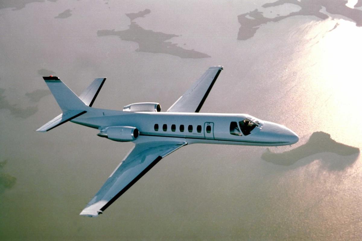 Cessna Citation Ultra light jet view 1 for Dallas charter