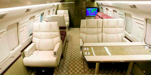 Challenger 600 heavy jet view 2 for Dallas charter