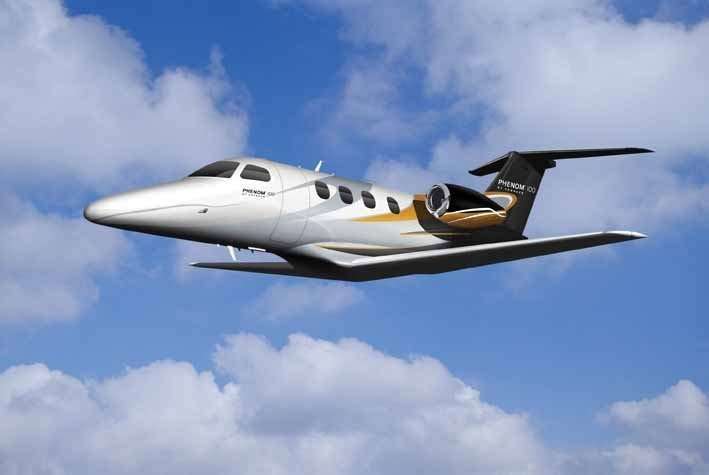 Embraer Phenom 100 very light jet view 2 for Dallas charter