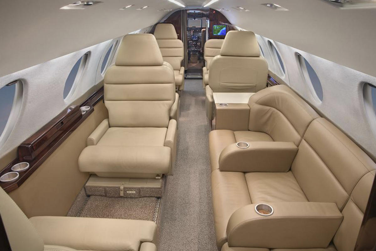 Falcon 20 midsize jet view 1 for Dallas charter