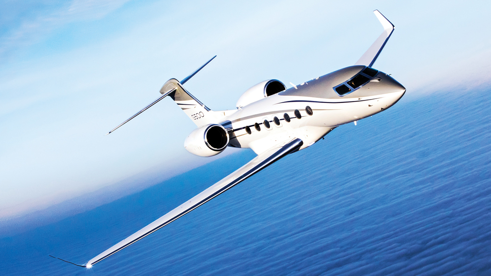 Gulfstream G500 long range jet view 1 for Dallas charter