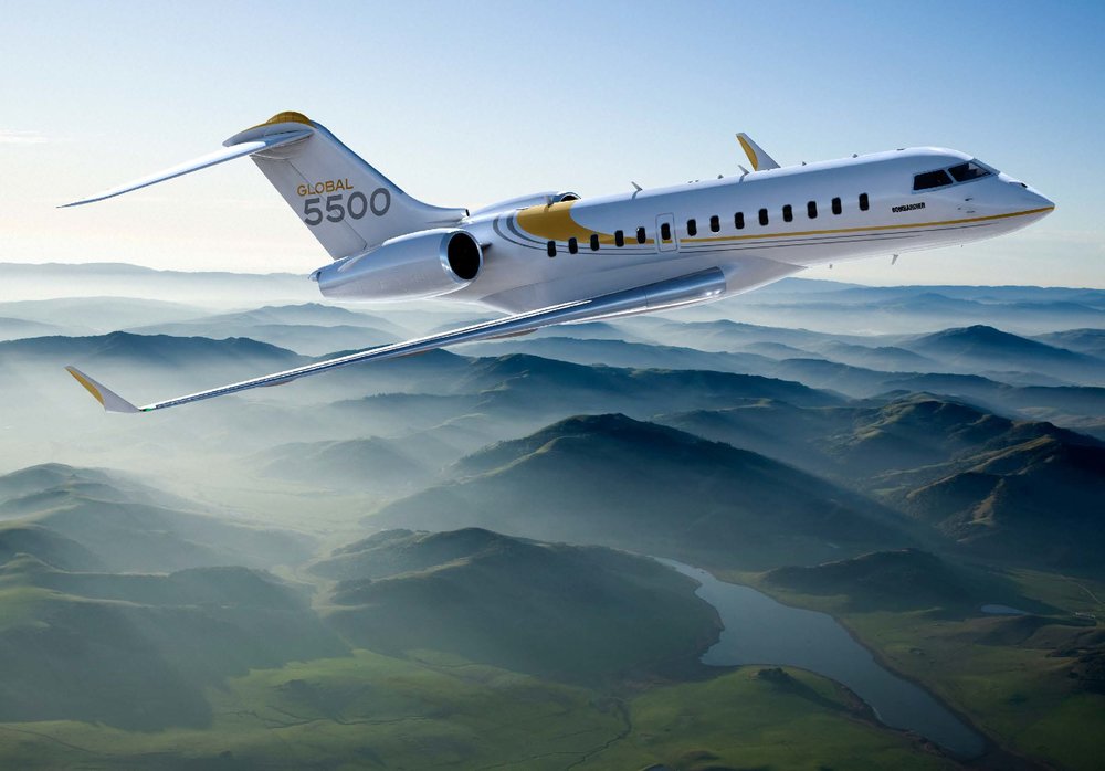 Global 5500 long range jet view 1 for Dallas charter