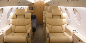 Hawker 1000 super midsize jet view 3 for Dallas charter