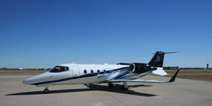 Learjet 60 midsize jet view 1 for Dallas charter
