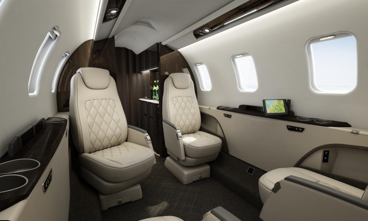 Learjet 75 super light jet view 1 for Dallas charter