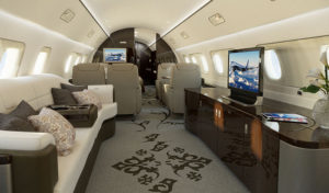 Embraer Lineage 1000 long range jet view 3 for Dallas charter