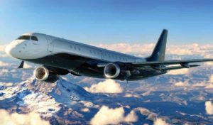 Embraer Lineage 1000 long range jet view 2 for Dallas charter