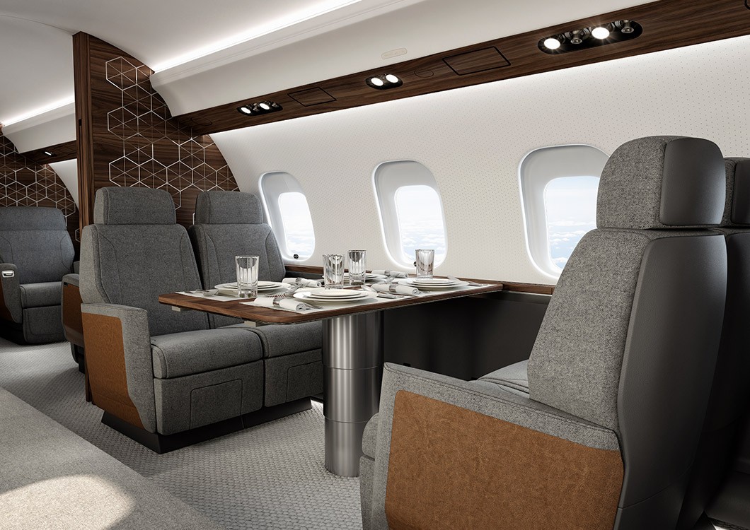 Bombardier Global 6500 long range jet view 1 for Dallas charter