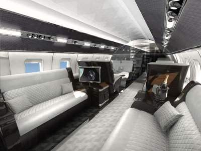 Gulfstream G650 / G6 long range jet view 2 for Dallas charter