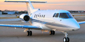Hawker 900XP midsize jet view 2 for Dallas charter