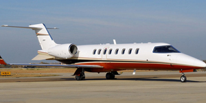 Learjet 45 super light jet view 2 for Dallas charter