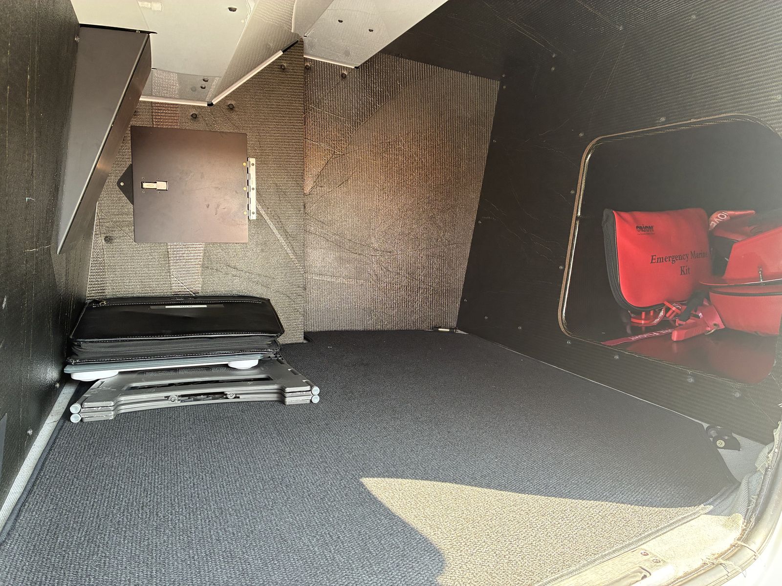 Cirrus Vision Jet SF50 baggage compartment, private jet charter Dallas